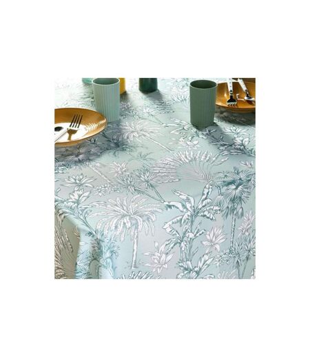 Nappe Antitache Imprimé Canarie 145x240cm Sauge