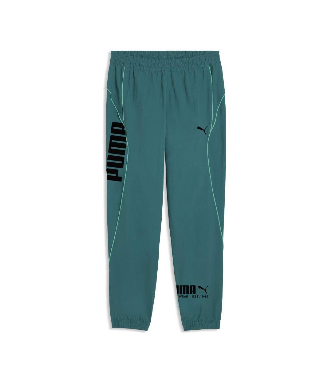 Jogging vert homme puma sport woven-1