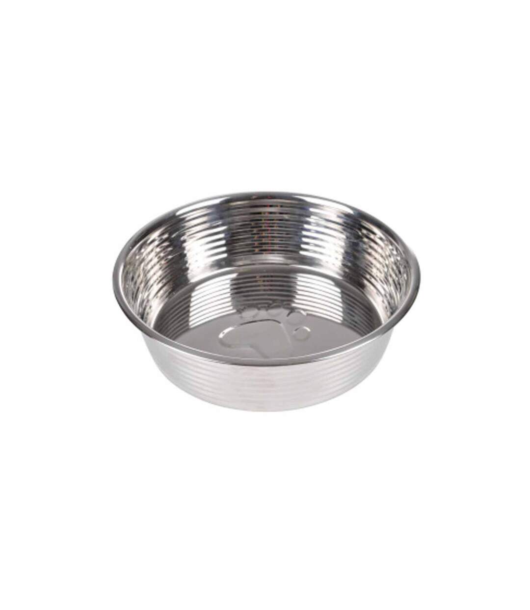 Gamelle pour Chien & Chat Antidérapant 13cm Argent-1