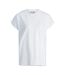 T-shirt Sans Manches Motif/style Uni Femme Blanc Vif JJXX-1