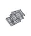 Lot de 3 Serviettes de Table Traditio 45x45cm Anthracite-1
