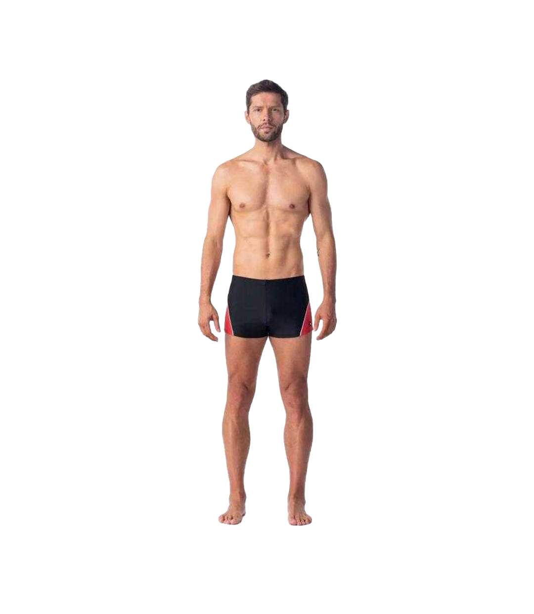 Short De Bain Helder Homme Rouge Noir Aquawave-1