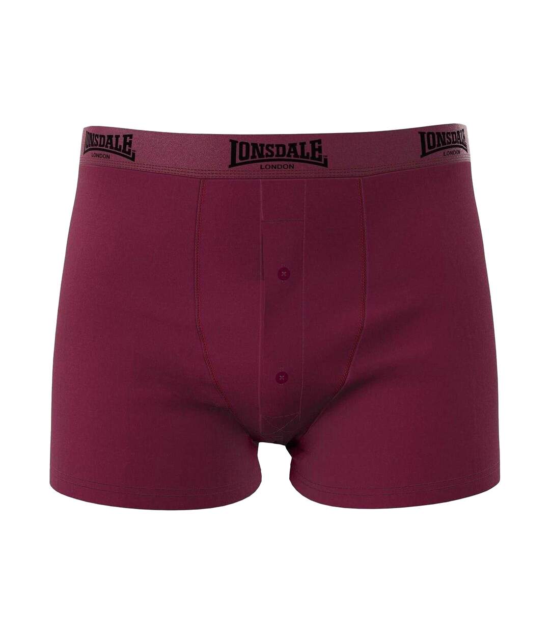 Boxers Homme Rouge Pastel Anthracite Lonsdale-4