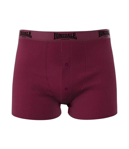 Boxers Homme Rouge Pastel Anthracite Lonsdale