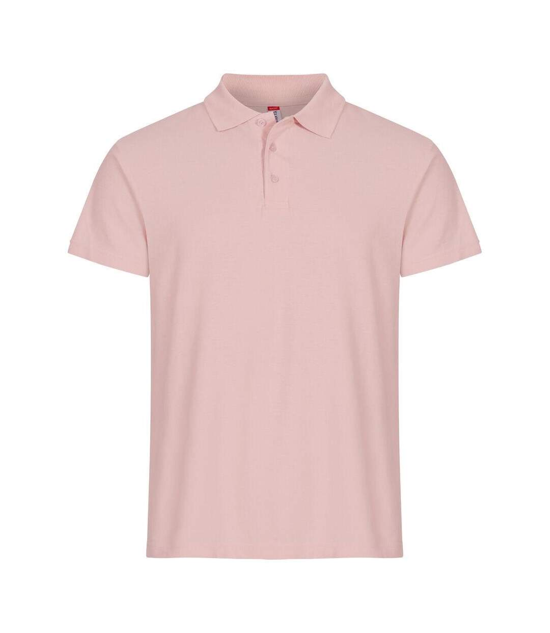 Mens Basic Polo Shirt Candy Pink Clique-1