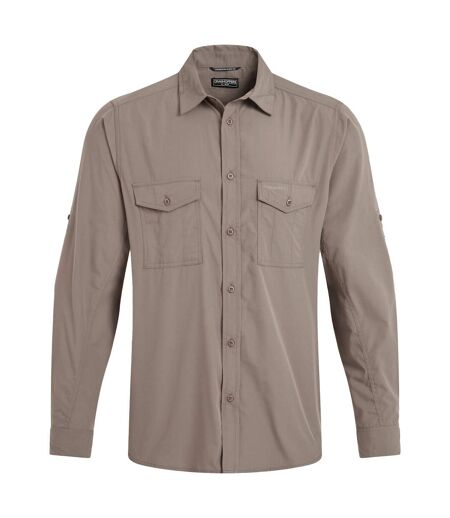 Chemise Décontractée Manches Longues Kiwi Homme Marron Gris Craghoppers