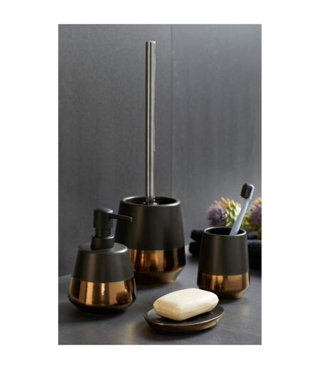 Set d'accessoires de salle de bain design Brandol - Noir mat
