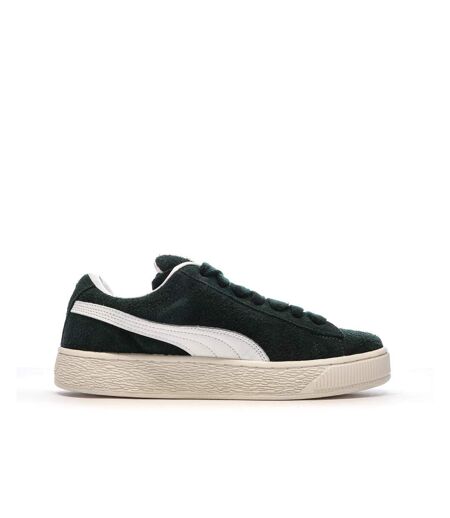 Baskets vertes/beiges homme puma suede xl hairy