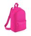 Mini essential backpack/rucksack bag one size fuchsia Bagbase