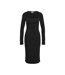 Robe Moulante Noir Femme Noisy May Sqaure Neck - L