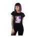Disney T-shirt en coton monté Alice in Wonderland Femme/Femme (Noir) - UTBI6817-2