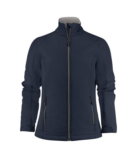 Veste Softshell Trial Femme Bleu Marine Foncé Printer