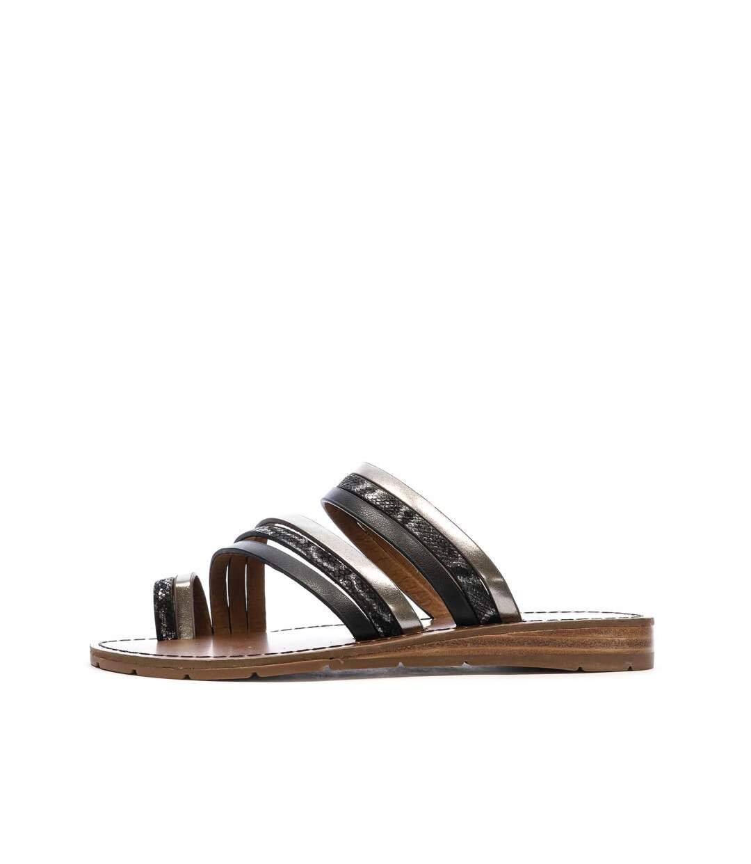 Sandales noir femme chattawak summer-1