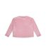 Womens/ladies Plush Fleece Sweatshirt Blush Pink Brand Lab-1