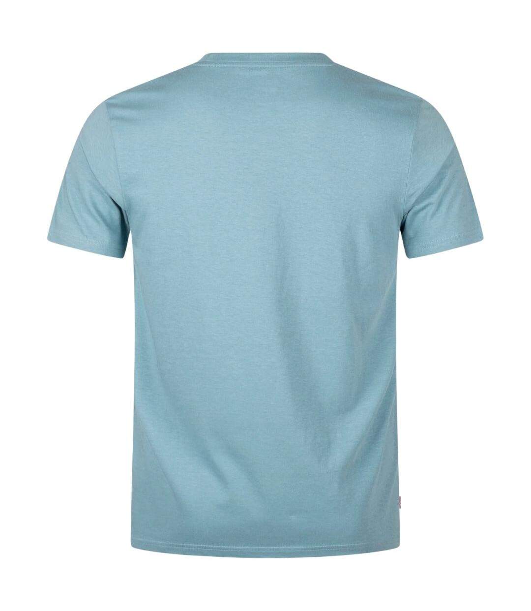 T-shirt Sport Motif/style À Rayures Homme Bleu Aquascutum-2