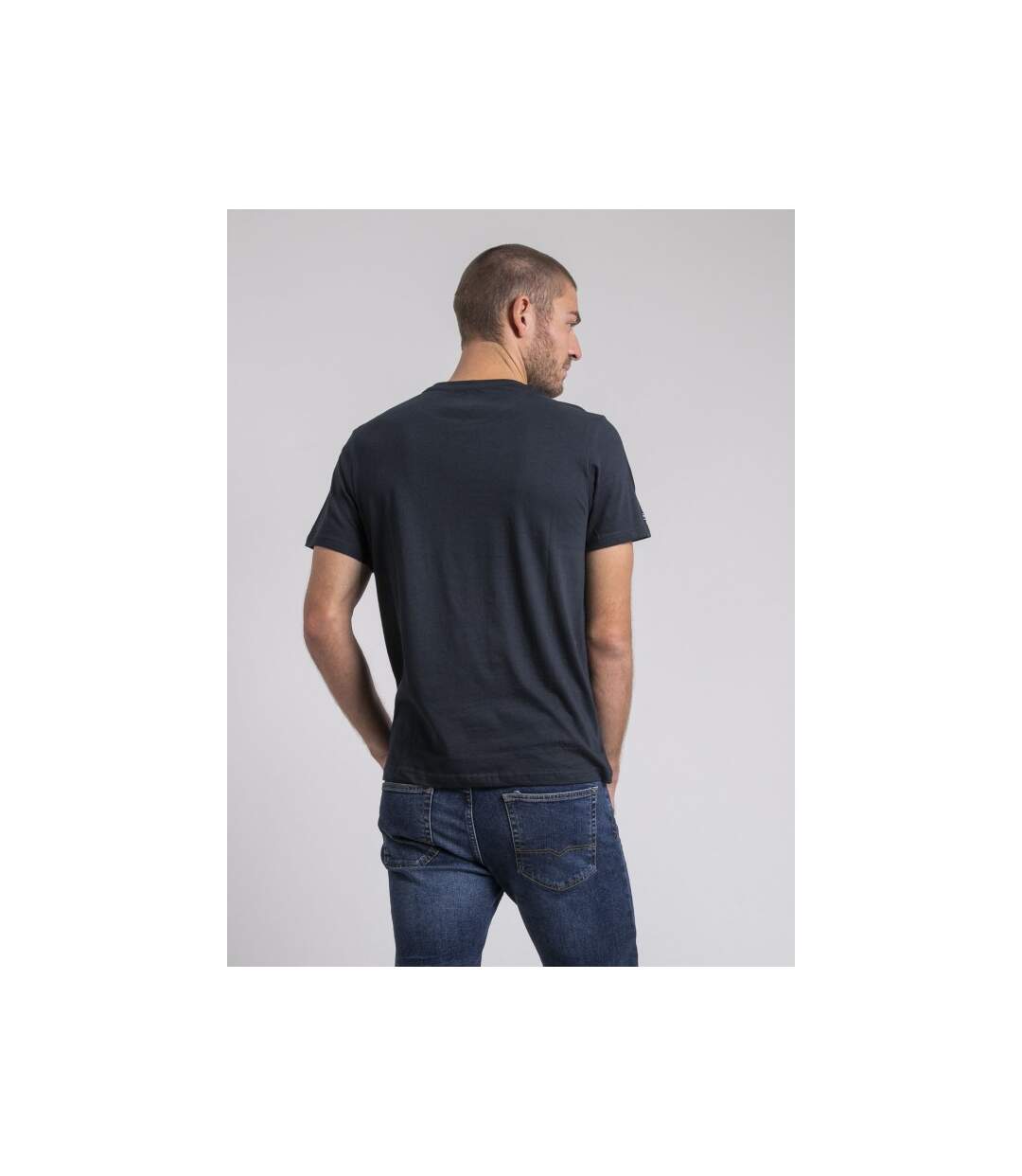 T-shirt col rond pur coton JACOSKI-2