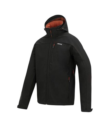 Veste Softshell Arana Homme Brique Noire Regatta