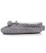 Isotoner Chaussettes d'intérieur femme maille torsadée, picots antidérapants-3