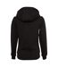 Womens/ladies Damen Kicks Love Embroidered Hoodie Sweat À Capuche Brodé Noir Mister Tee-3