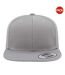 Lot de 2  casquettes ajustables homme gris chiné Yupoong-1