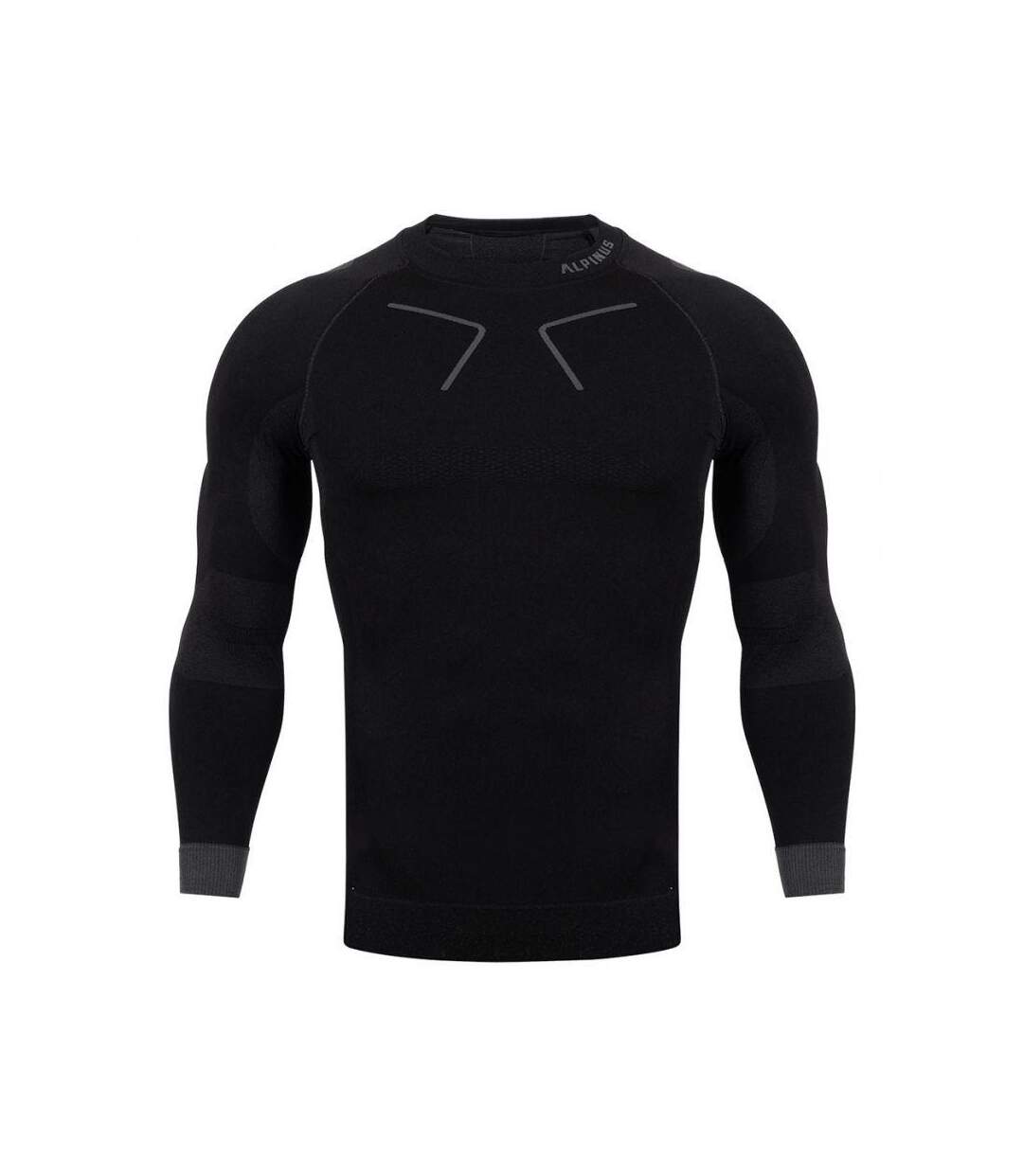 Haut Thermique Tactical Homme Noir Gris Alpinus-1