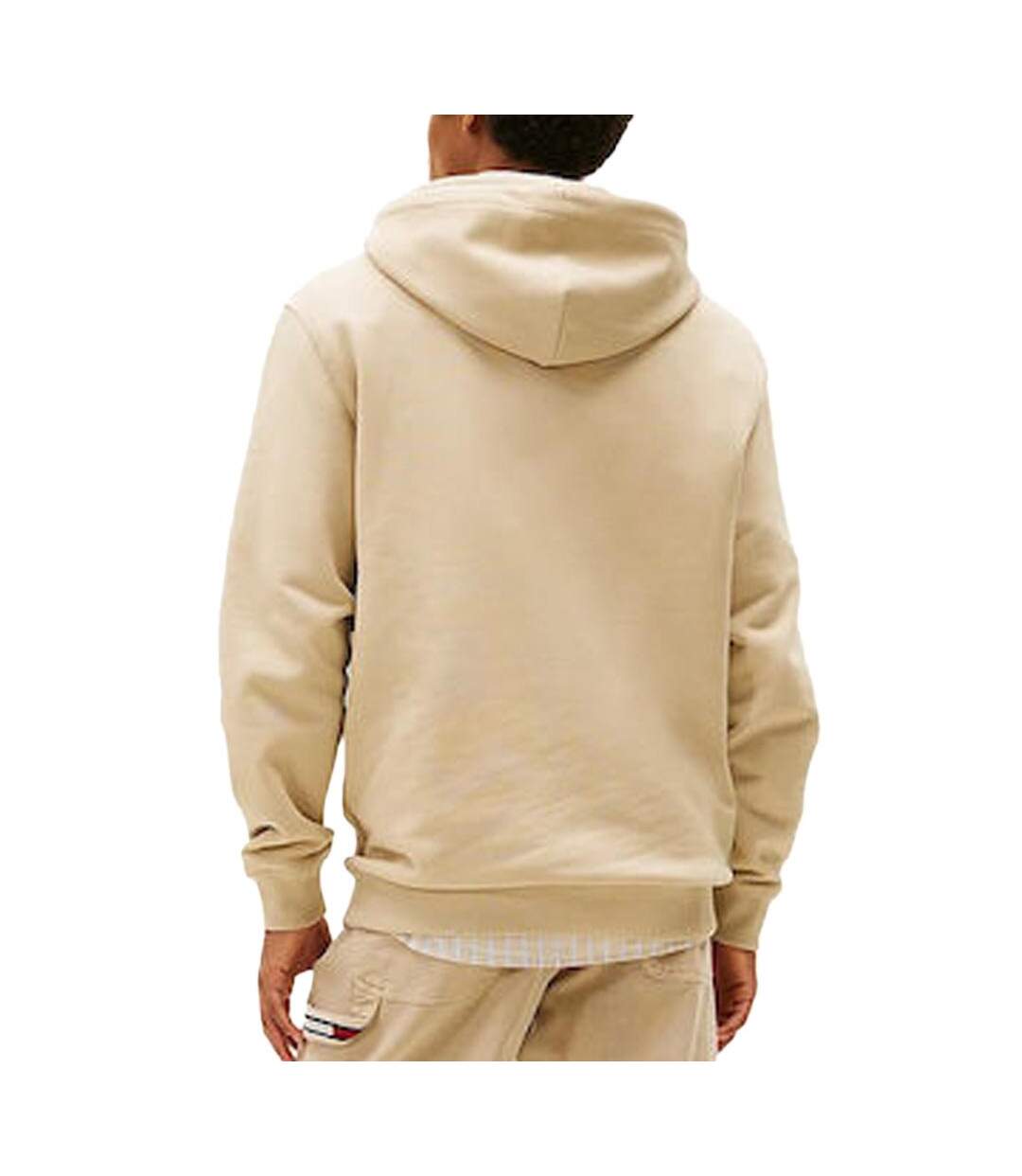Sweat à capuche beige homme tommy hilfiger tjm reg badge - l-2