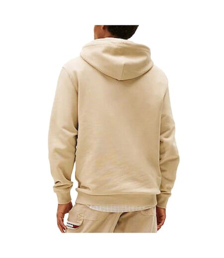 Sweat à capuche beige homme tommy hilfiger tjm reg badge - l