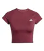 Womens/ladies Hyperglam T-shirt Red Adidas-2