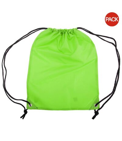 Lot de 2  Stafford sac fourre-tout 13 litres taille unique vert citron Shugon