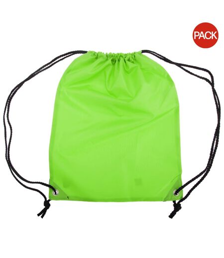Lot de 2  Stafford sac fourre-tout 13 litres taille unique vert citron Shugon