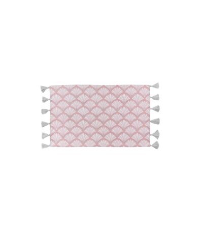 Tapis Déco à Pompons Art Chic 50x80cm Rose