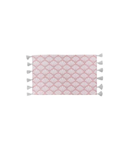Tapis Déco à Pompons Art Chic 50x80cm Rose