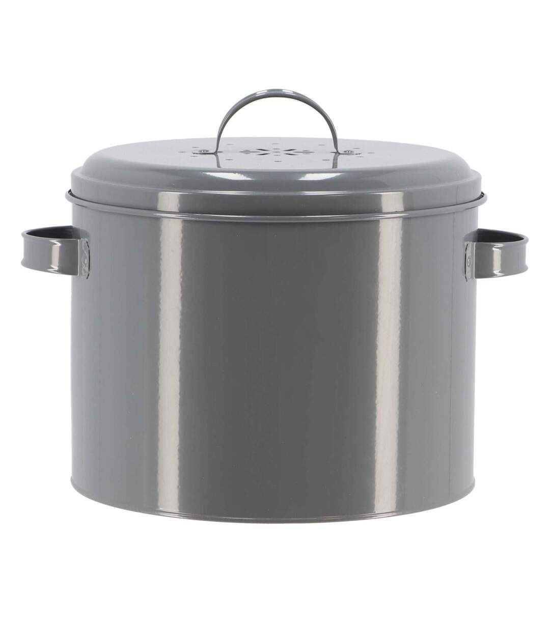 Poubelle de cuisine à compost ronde 6 litres