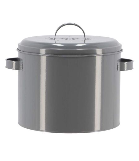 Poubelle de cuisine à compost ronde 6 litres