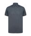 Henbury Unisex Adult Polo Shirt (Charcoal)