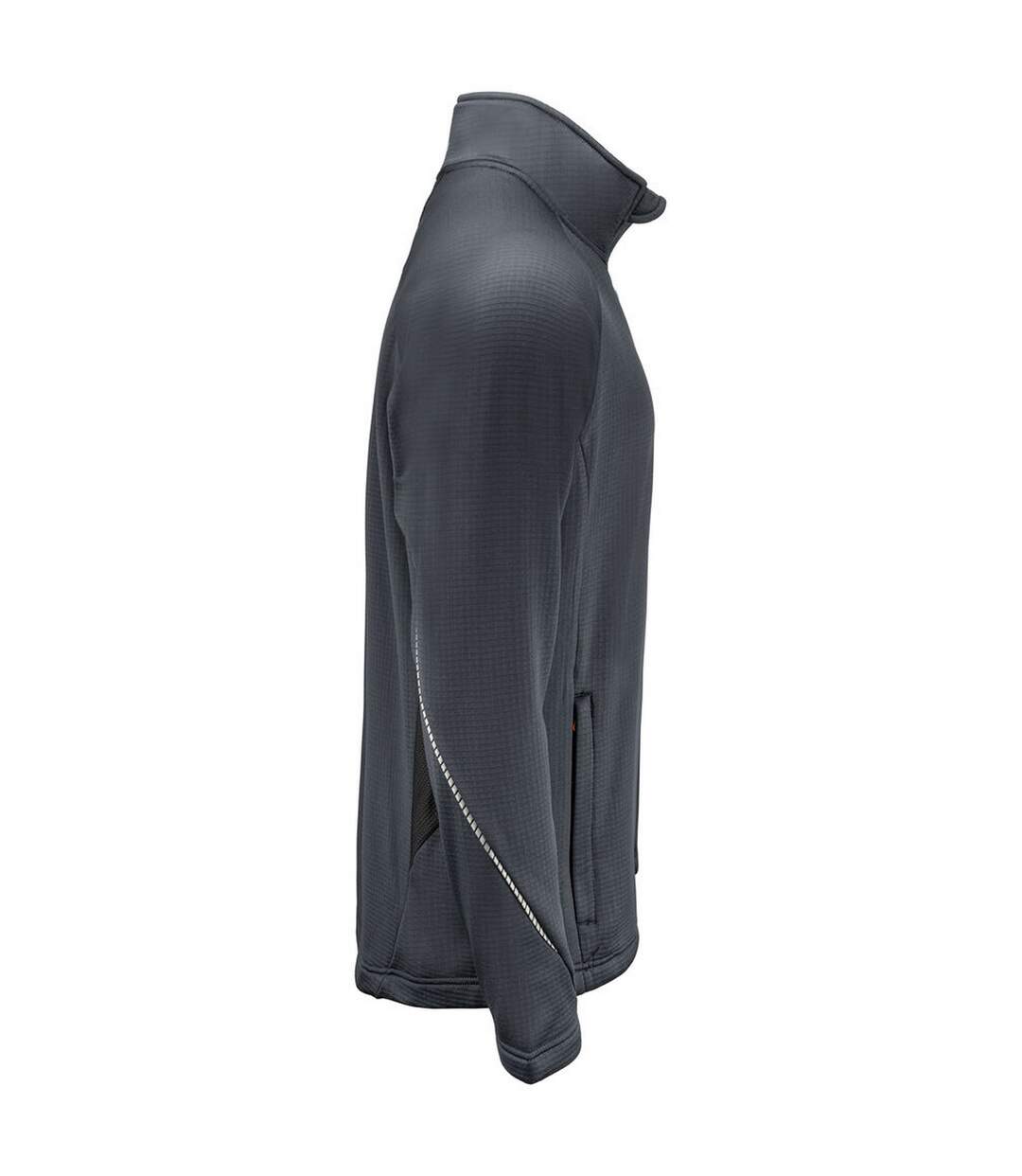 Mens Microfleece Jacket Grey Projob-4
