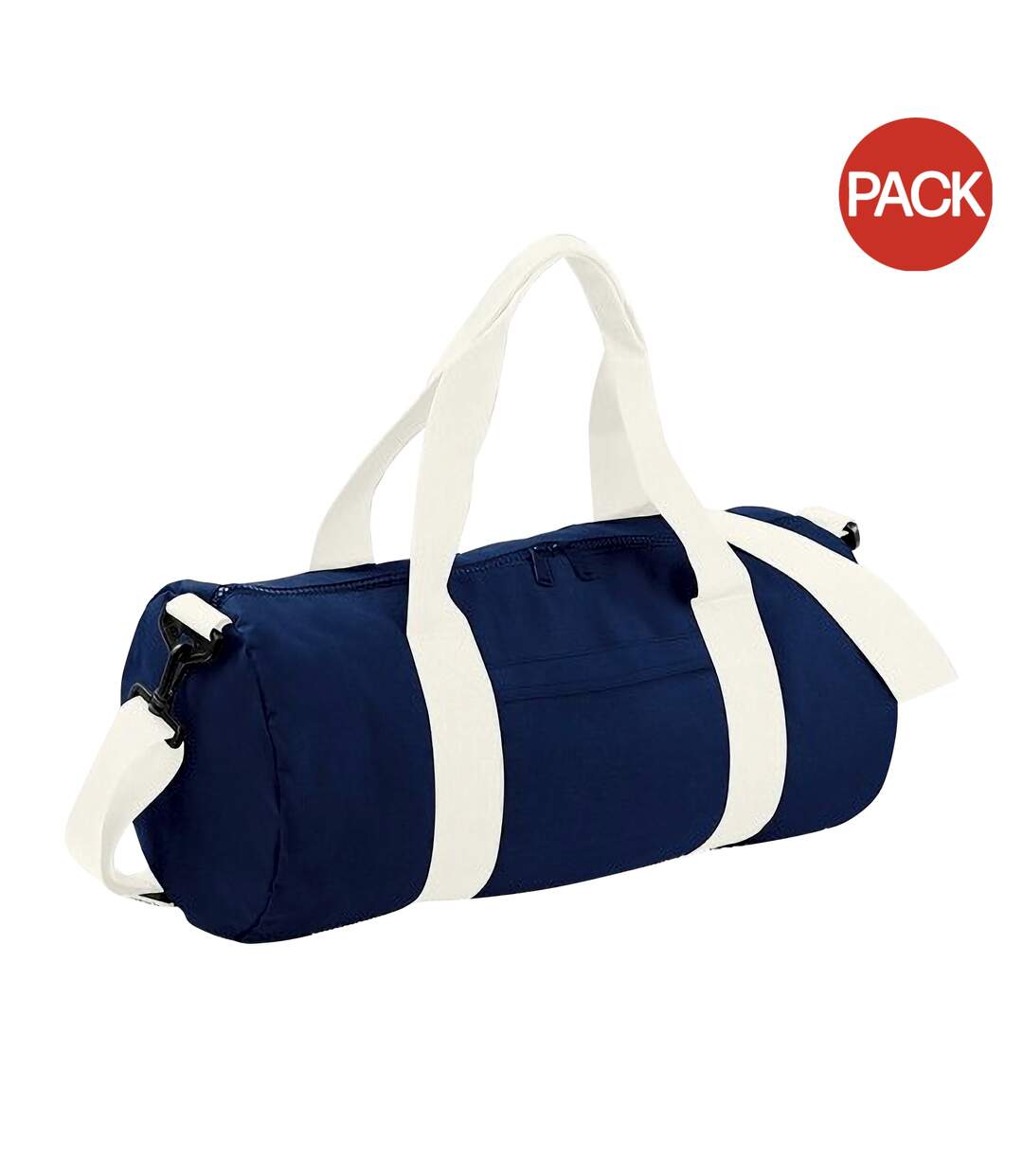 Lot de 2  Sac de voyage 20 litres taille unique bleu marine/blanc cassé Bagbase-1