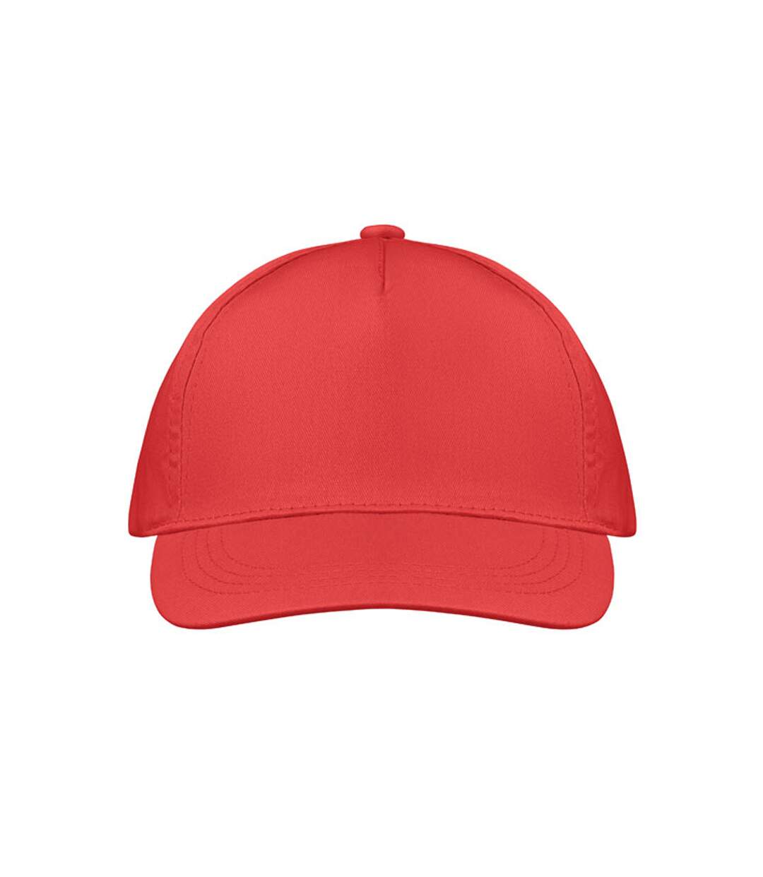 Buzz 5 Panel Baseball Cap Red MidOcean-4