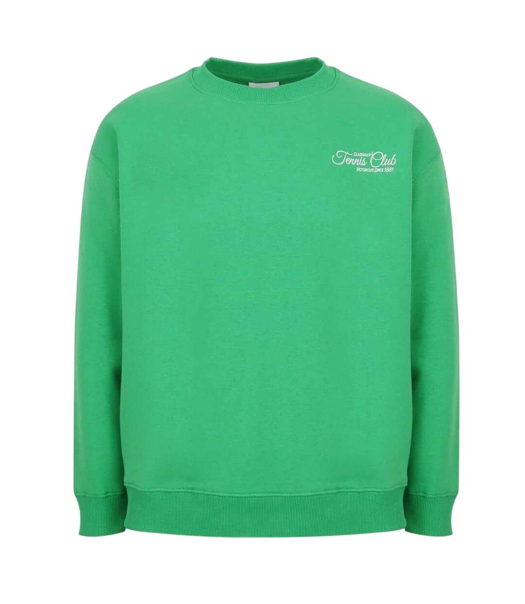 Sweat Tennis Motif/style Imprimé Graphique Homme Vert Slazenger-1