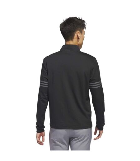 Haut De Survêtement Motif/style 3 Rayures Homme Blanc Noir Adidas