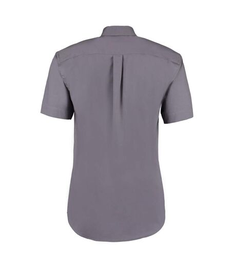 Chemise À Manches Courtes Homme Gris Foncé Kustom Kit