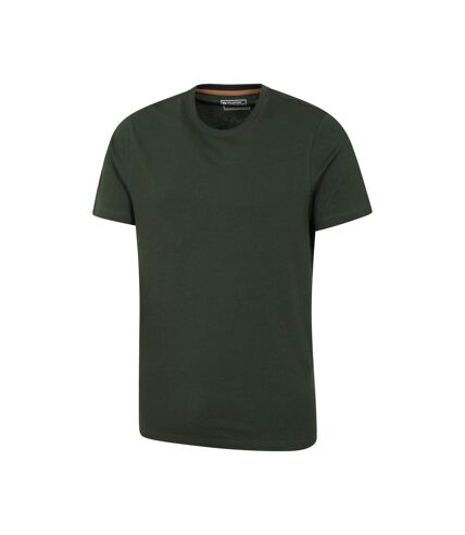 T-shirt flint homme vert kaki Mountain Warehouse