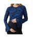 T-Shirt de grossesse noir/bleu femme mamalicious zille-1