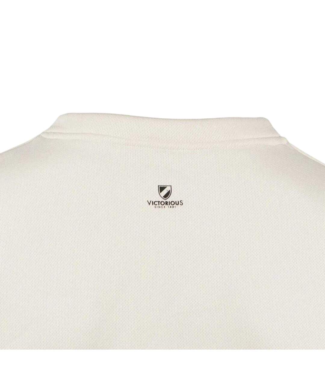 Sweat Motif/style Logo Homme Crème Slazenger-3