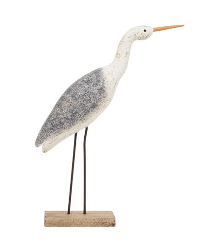 Oiseau en bois sur socle 33 x 46 cm