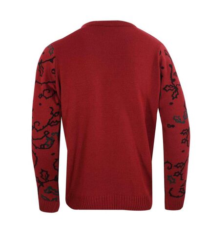 Nightmare Before Christmas Unisex Adult Jack and Sally Knitted Sweatshirt (Multicolored) - UTHE1826