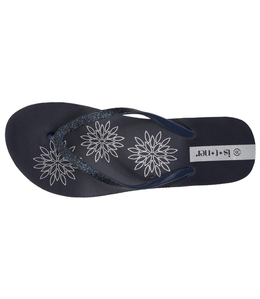Isotoner Tongs femme à talon de 4 cm, confortables et légères-3