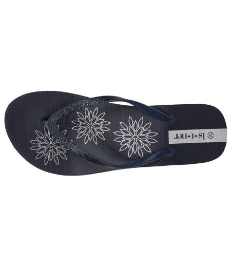 Isotoner Tongs femme à talon de 4 cm, confortables et légères