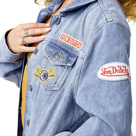 Veste Jeans femme Sally Used Bleu Vondutch