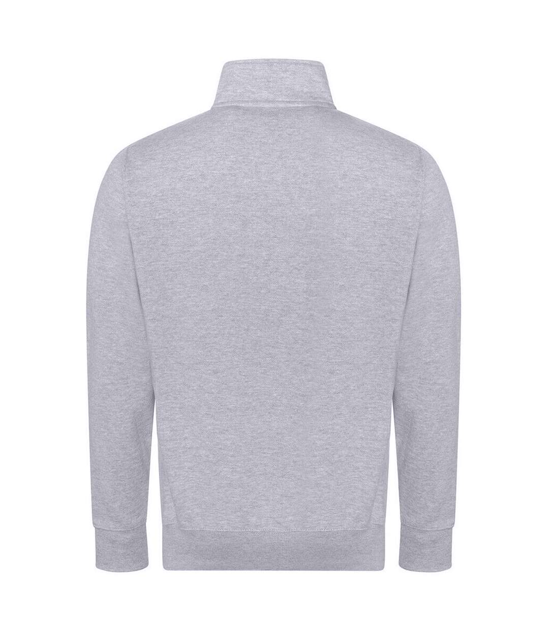 Sweat campus adulte gris chiné Awdis